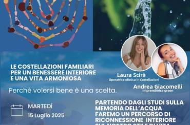 La MEMORIA Dell´Acqua incontra le Costellazioni Familiari
