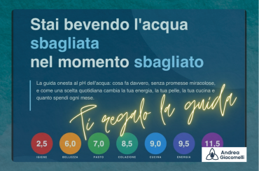PH dell´acqua : significato, acqua alcalina e idrogeno molecolare