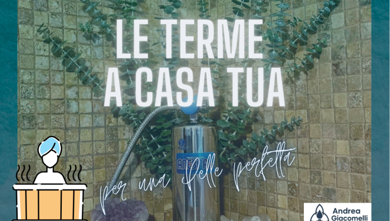 La rivoluzione nel fare la doccia : Benessere termale giapponese quotidiano con Anespa